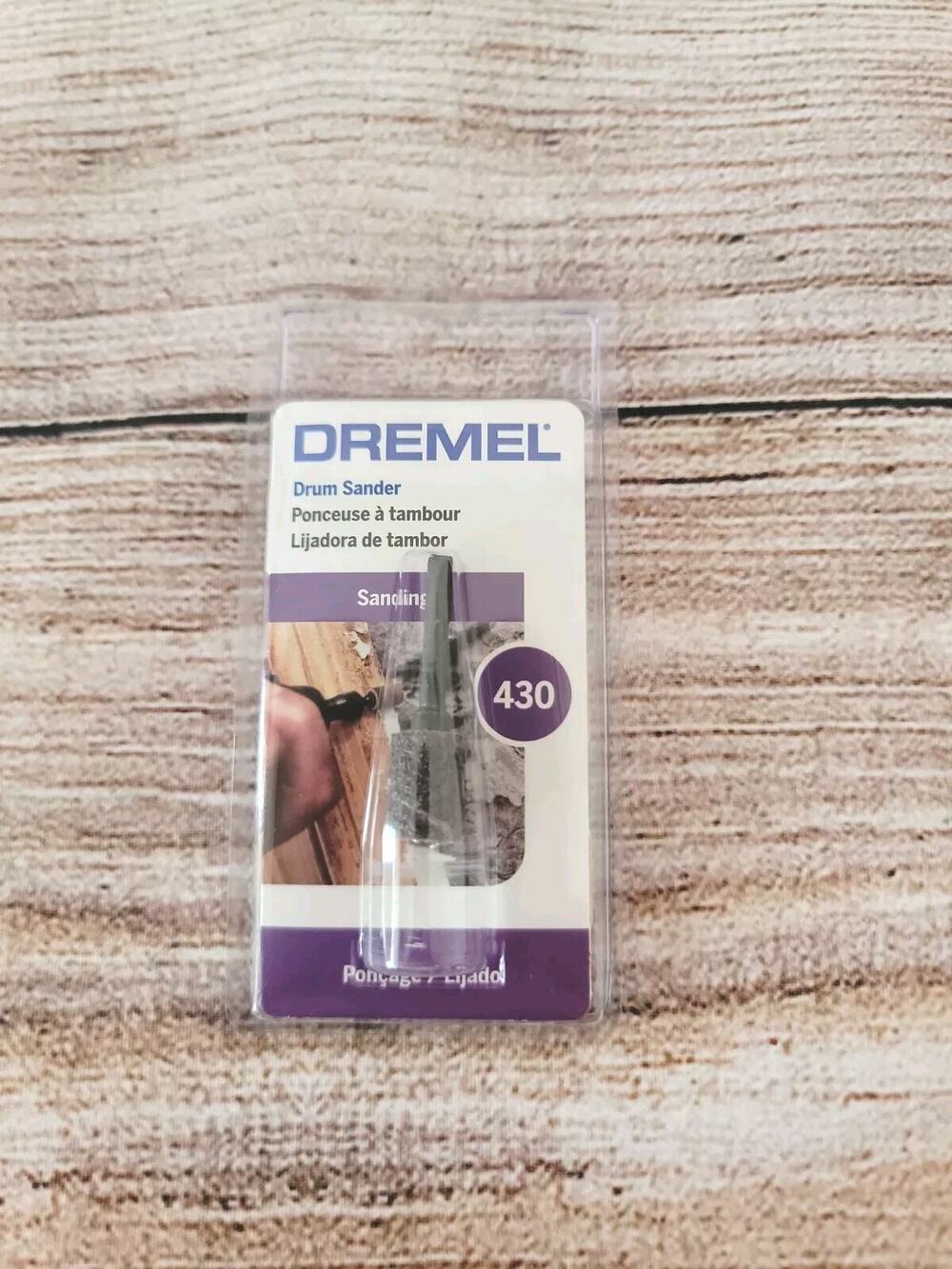 Dremel 430 1/4 Inch Drum Sanding Mandrel New OEM Authentic NEW